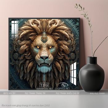 file tranh con giap trang tri con ho dan 1348