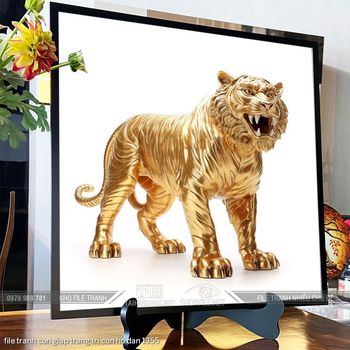 file tranh con giap trang tri con ho dan 1355