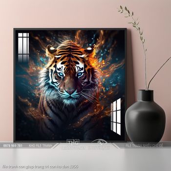 file tranh con giap trang tri con ho dan 1356