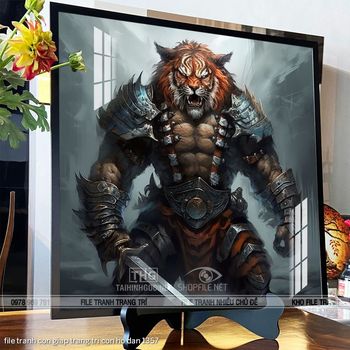 file tranh con giap trang tri con ho dan 1357