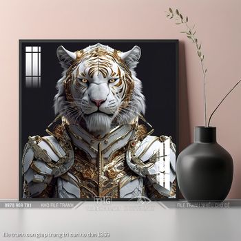 file tranh con giap trang tri con ho dan 1359