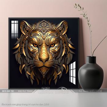 file tranh con giap trang tri con ho dan 1364