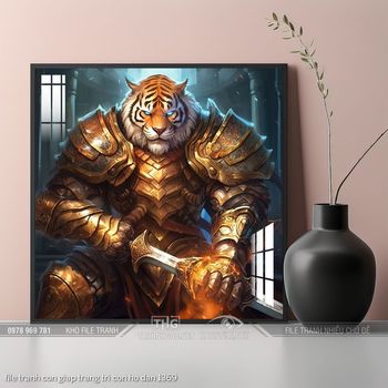 file tranh con giap trang tri con ho dan 1369