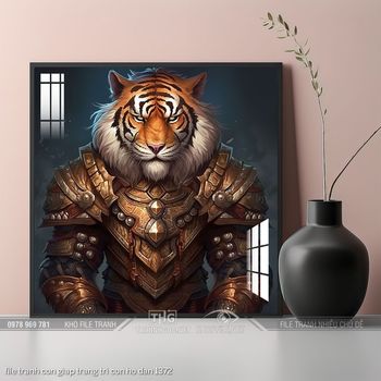 file tranh con giap trang tri con ho dan 1372