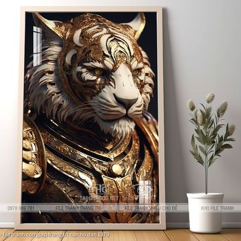 file tranh con giap trang tri con ho dan 1379