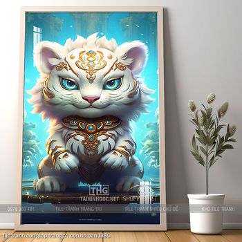 file tranh con giap trang tri con ho dan 1380