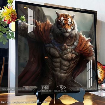 file tranh con giap trang tri con ho dan 1381