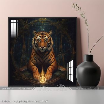 file tranh con giap trang tri con ho dan 1387