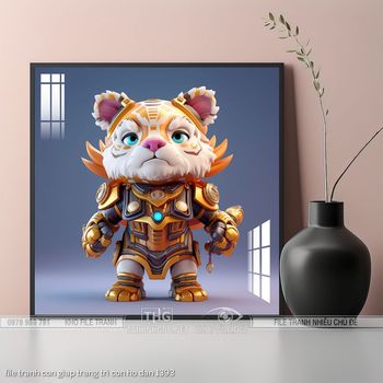 file tranh con giap trang tri con ho dan 1393