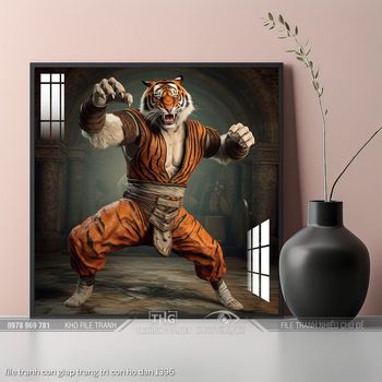 file tranh con giap trang tri con ho dan 1396