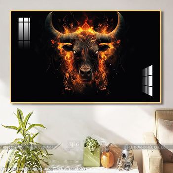 file tranh con giap treo tuong con trau suu 1250