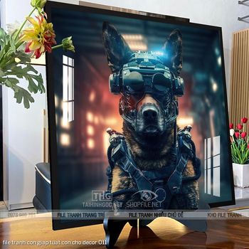 file tranh con giap tuat con cho decor 011