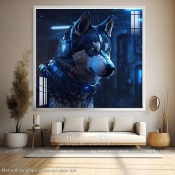 file tranh con giap tuat con cho decor 014