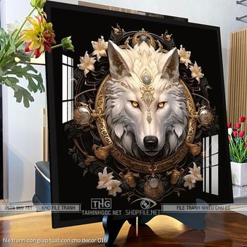 file tranh con giap tuat con cho decor 016