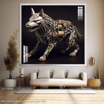 file tranh con giap tuat con cho decor 026