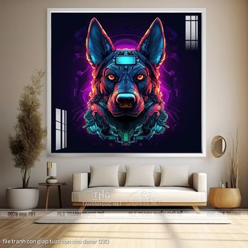 file tranh con giap tuat con cho decor 030