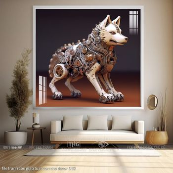 file tranh con giap tuat con cho decor 032