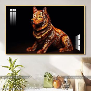 file tranh con giap tuat con cho decor 046