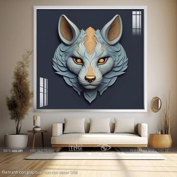 file tranh con giap tuat con cho decor 058