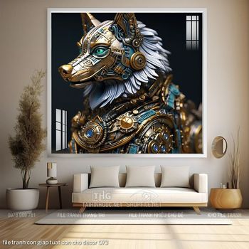 file tranh con giap tuat con cho decor 073