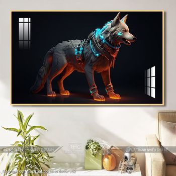 file tranh con giap tuat con cho decor 152