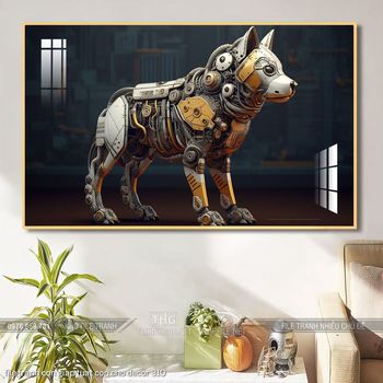 file tranh con giap tuat con cho decor 310