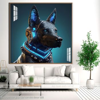 file tranh con giap tuat con cho decor 528