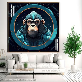 file tranh con giap tuoi khi than decor 002