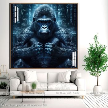 file tranh con giap tuoi khi than decor 011