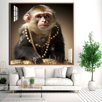 file tranh con giap tuoi khi than decor 020