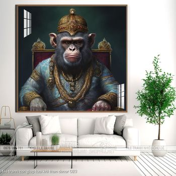 file tranh con giap tuoi khi than decor 023