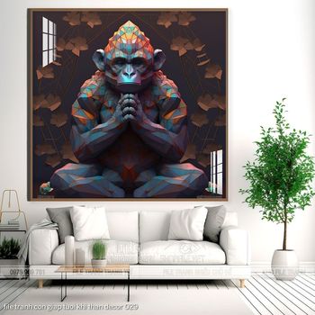 file tranh con giap tuoi khi than decor 029