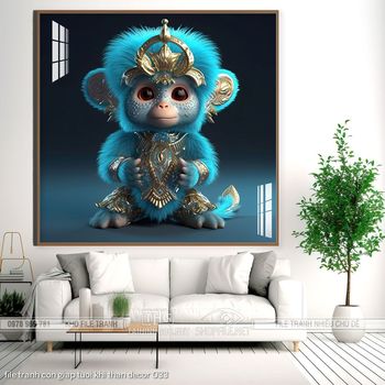 file tranh con giap tuoi khi than decor 033