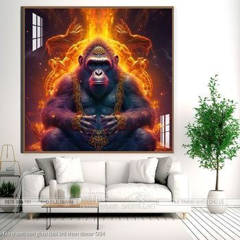 file tranh con giap tuoi khi than decor 034