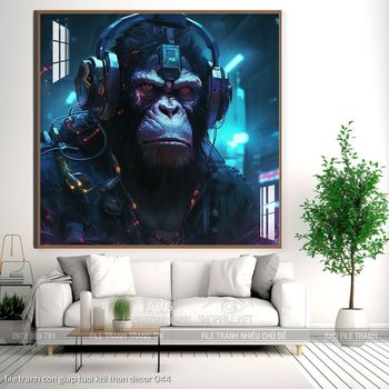 file tranh con giap tuoi khi than decor 044