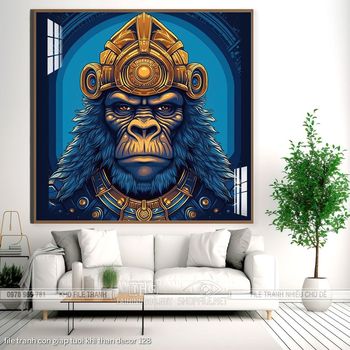 file tranh con giap tuoi khi than decor 128