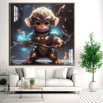 file tranh con giap tuoi khi than decor 172