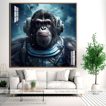 file tranh con giap tuoi khi than decor 236