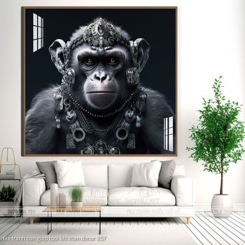 file tranh con giap tuoi khi than decor 257