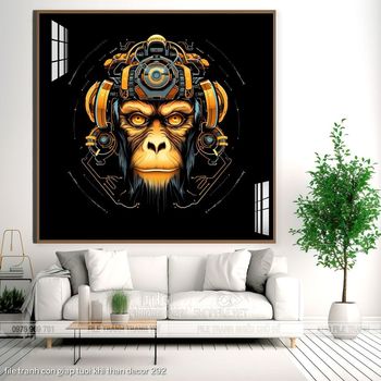 file tranh con giap tuoi khi than decor 292