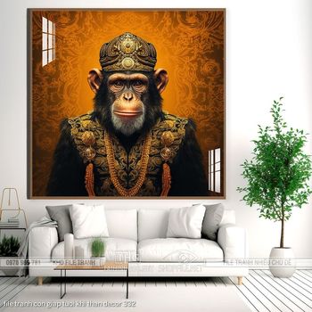 file tranh con giap tuoi khi than decor 332