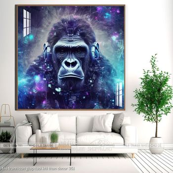 file tranh con giap tuoi khi than decor 351