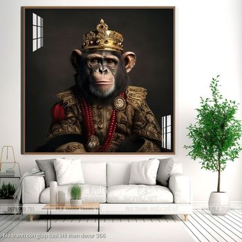 file tranh con giap tuoi khi than decor 366