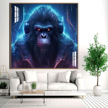 file tranh con giap tuoi khi than decor 371