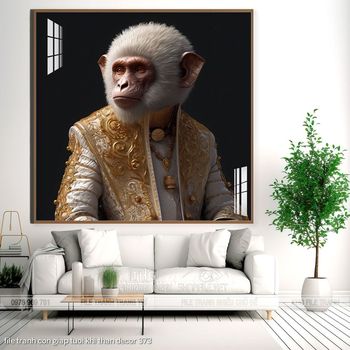 file tranh con giap tuoi khi than decor 373