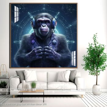 file tranh con giap tuoi khi than decor 374