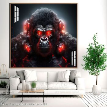 file tranh con giap tuoi khi than decor 424