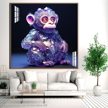 file tranh con giap tuoi khi than decor 432