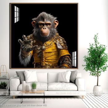 file tranh con giap tuoi khi than decor 461