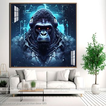 file tranh con giap tuoi khi than decor 520